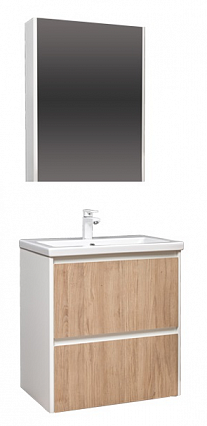 Мебель для ванной Velvex Klaufs 60 см подвесная, 2 ящика