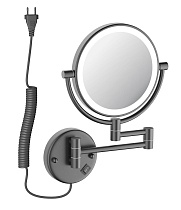 Зеркало косметическое Timo Saona 13376/18 с подсветкой, черное золото