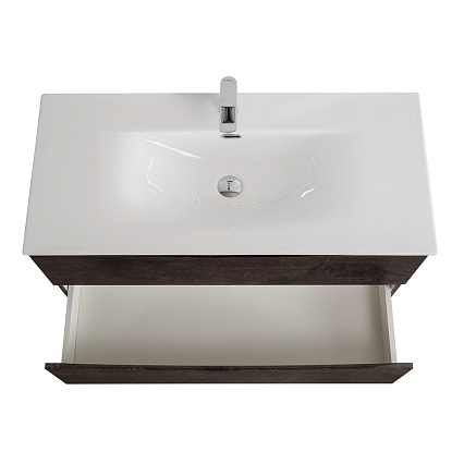 Мебель для ванной BelBagno Marino-Cer-N 100 см Rovere Nature Grigio