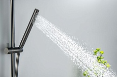 Душевой гарнитур Aquatek Европа AQ2012BGM оружейная сталь