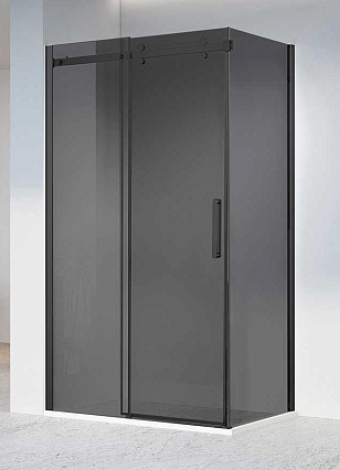 Душевой уголок Vincea Como-N VSR-4CN8014CGB 140x80 черный, тонированное