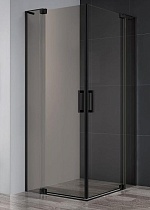 Душевой уголок Cezares SLIDER-AH-2-70/80-100/110-BR-NERO 100/110x70/80 бронзовый, черный