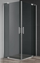 Душевой уголок Cezares SLIDER-AH-2-80/90-90/100-GRIGIO-Cr 80/90x90/100 тонированный, хром