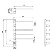 Полотенцесушитель электрический Wonzon&Woghand Hamburg WW-AL315-MB черный матовый