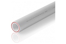 Труба Восток полипропиленовая, армированная стекловолокном PP-R-GF, PN25, 20x3.4, 4 метра VSGFP2034w