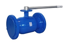 Шаровой кран TEMPER 283 Ду150 Ру16 фланцевый стальной, фланец под привод D160-05763