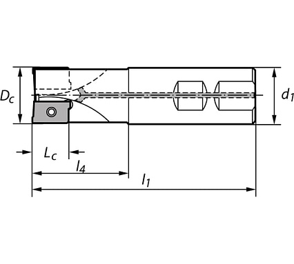 Корпус фрезы N200.D16/Z2 Norgau 022200016