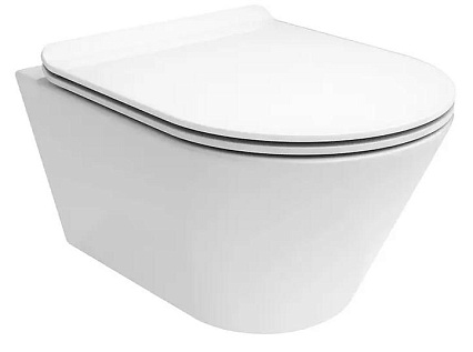 Крышка-сиденье Kerama Marazzi Plaza Modern PLMR.seat.02\WHT, Slim Soft Close + Clip up