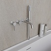 Смеситель для ванны Oliveeka Y-Line OL-889017-BN никель матовый