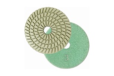 Круг алмазный гибкий шлифовальный АГШК SPIRAL WHITE 100x2.5 мм, №3, wet/dry TECH-NICK 128.120.8588