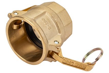 Камлок типа D (розетка; внутренняя резьба BSP; 50 мм-2"; латунь) TITAN LOCK TL200DBR