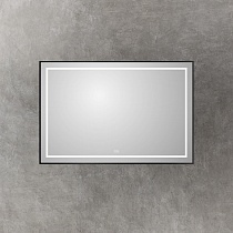Зеркало BelBagno SPC-KRAFT-1200-800-LED-TCH-WARM-NERO 120x80 см антипар, черный