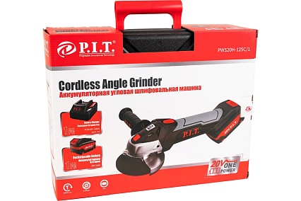 Аккумуляторная угловая шлифмашина P.I.T. PWS20H-125C/1