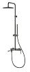 Душевая стойка Vincea Линеа (Linea) VSFS-4LN1GM вороненая сталь