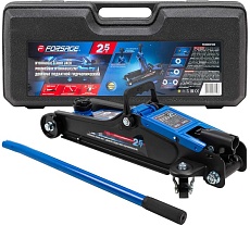 Домкрат подкатной гидравлический Forsage 2,5т h min 90мм, h max 400мм в кейсе F-T830031DS(54787)