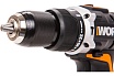 Бесщеточная аккумуляторная ударная дрель-шуруповерт Worx WX373