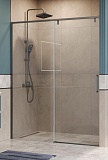 Душевая дверь BelBagno SOFT_CLOSE-1-BF-1-150-C-GM 150x200 прозрачная, оружейная сталь
