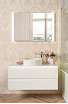 Мебель для ванной Jacob Delafon Madeleine 100 см с подсветкой, матовый белый