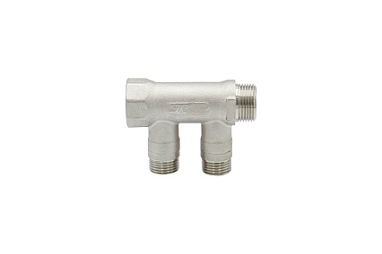 Коллектор VRT 3/4"x1/2", с отсечными кранами, 2 выхода 531861