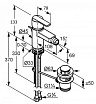 Смеситель для биде Kludi D-Core 385300590