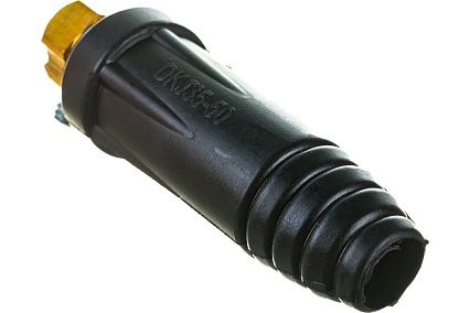 Вилка (2 шт; Dx50) для сварочного кабеля Elitech 0606.014900
