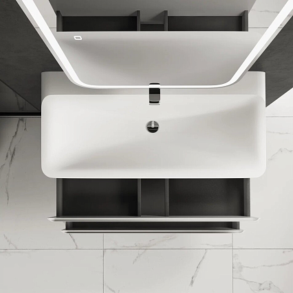 Тумба с раковиной AQUAme S4 100 см