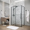 Душевой уголок Grossman Galaxy 120.K33.01.1390.21.00 130x90 прозрачный, черный матовый