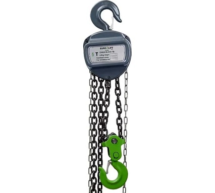 Шестеренная стационарная ручная таль EURO-LIFT ТВ - 5 т, 12 м 00000603