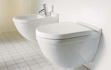 Подвесной унитаз Duravit Starck 3 22250900001 с антигрязевым покрытием