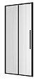 Душевая дверь Niagara Nova 100x195 рифленое, черный матовый NG-84-L10FHB