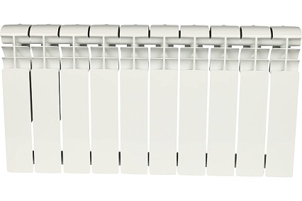 Алюминиевый радиатор Rommer Profi 350 AL350-80-80-080 10 секций RAL9016 86623