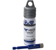 Коронка алмазная с воском по керамограниту PRO 12 мм, 1/4&quot; HEX KEOS DC12SKT
