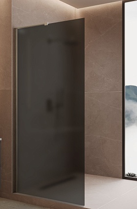 Душевая перегородка Vincea Волк-Ин (Walk-In) VLSW-1H900GFBN 90x200 брашированный никель, матовое тонированное