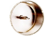 Коронка алмазная с центрирующим сверлом по керамограниту и керамике 55 мм HAGWERT 576255