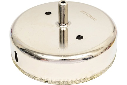 Коронка по стеклу (110 мм; ц/х) Vertextools 333-110