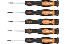 Набор прецизионных отверток Neo Tools 5 шт. 04-224
