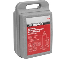 Гидравлический бутылочный домкрат Matrix 5 т, h подъема 197–382 мм 50776