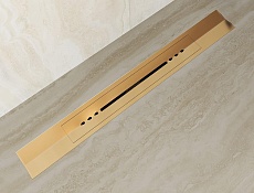 Трап для душа RGW SDR-53Gb 80 см золото брашированное 76215380-06