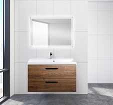 Тумба с раковиной BelBagno Aurora 90 см Rovere Tabacco