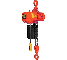 Цепная стационарная электрическая таль OCALIFT 02-02S г/п 2 тонны, высота 4,5м, 380в, на крюке OCA0202SN45m