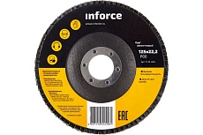 Круг лепестковый (125х22,2 мм; P80) Inforce 11-01-040