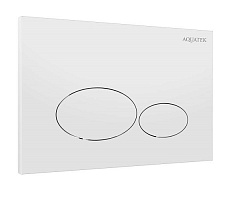 Подвесной унитаз SET Aquatek Классик-071 4в1, кнопка белый