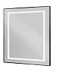 Зеркало BelBagno SPC-KRAFT-900-800-SENS-NERO 90x80 см сенсорный выключатель, черный