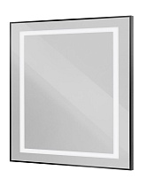 Зеркало BelBagno SPC-KRAFT-900-800-SENS-NERO 90x80 см сенсорный выключатель, черный