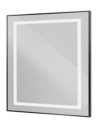Зеркало BelBagno SPC-KRAFT-900-800-SENS-NERO 90x80 см сенсорный выключатель, черный