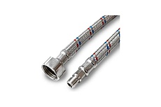 Подводка для смесителя Damento с нержавеющим оплетением, 1/2-М10, 40 см, длинная 8441