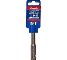 Бур по бетону Tsunami PROFESSIONAL Cross 16х210/160 мм, SDS-plus T10610300016210