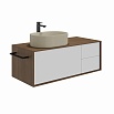 Мебель для ванной Kerama Marazzi Atollo 110 см со столешницей, белый матовый