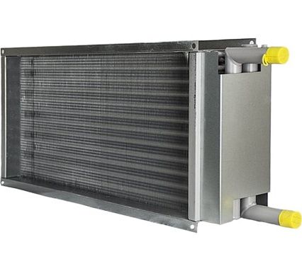 Прямоугольный водяной нагреватель Ventart (теплообменник) ВОП 600x300/2 к 4687202652990