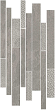 Декор Kerama Marazzi Ламелла серый мозаичный 25х50.2 см, SBM010\SG4584
